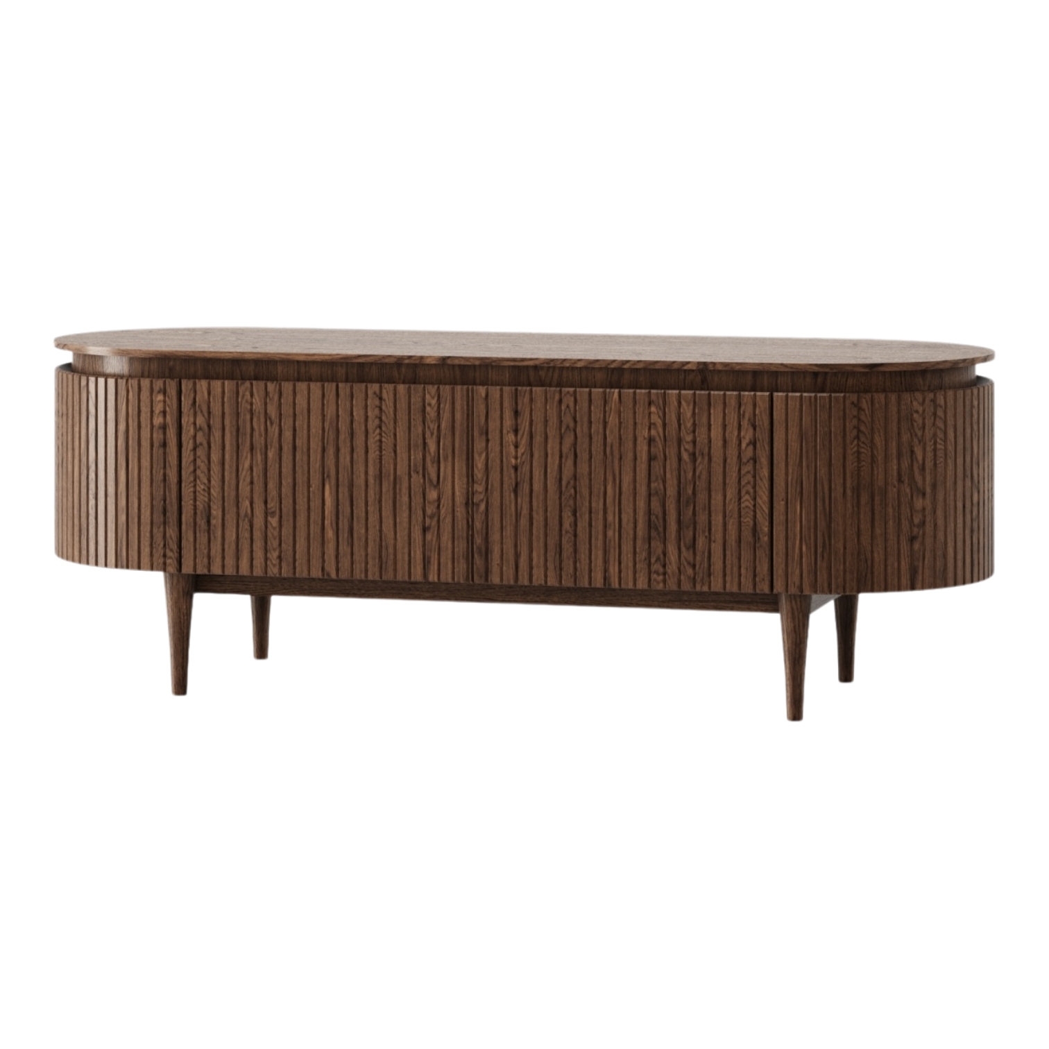Malmo TV Unit – Brown Oak