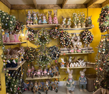 Easter decorations in the Home Gallery Interiors Ennis showroom
