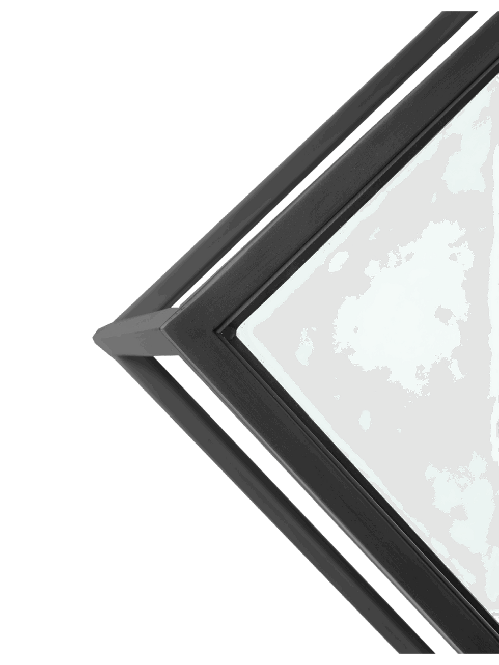 Thumbnail: Milan Side Table Glass / Black