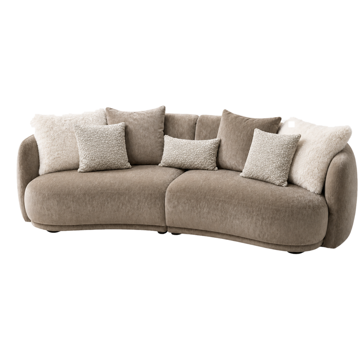 Moss Curved Sofa