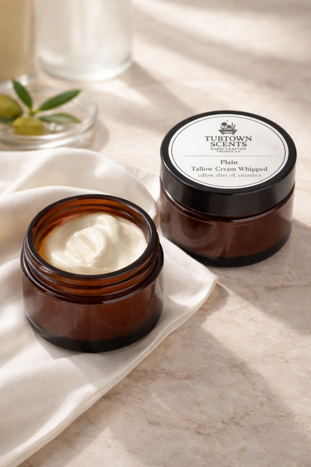 100% All Natural  Beef Tallow Cream           8 oz 