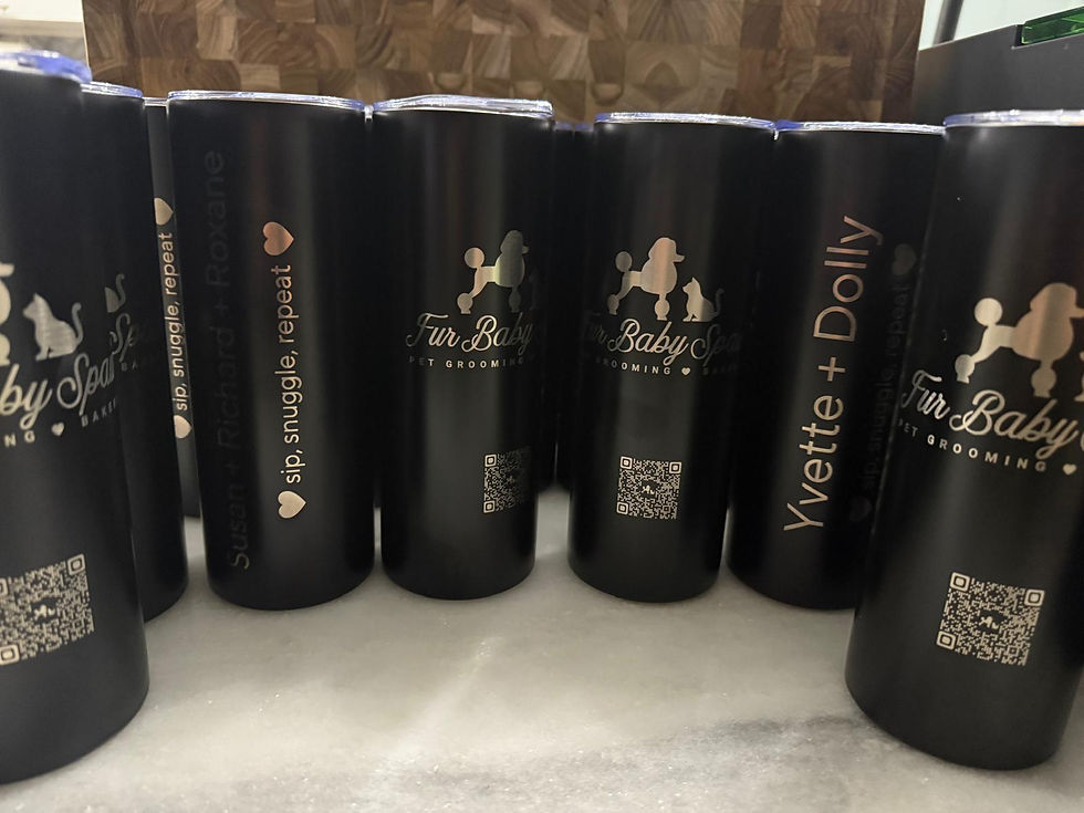 Thumbnail: Custom Laser Engraved Tumblers 20oz Powder Coated Double Insulated