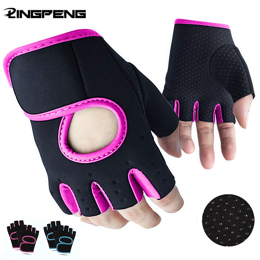 Women Men Fitness Gym Gloves Weightlifting Gloves Half Finger Breathable Non-sli