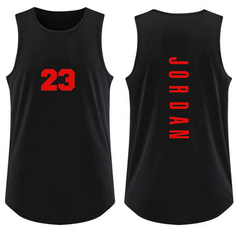 Miniatura: Men's vest fashion gym T-shirt casual breathable sleeveless outdoor basketball s