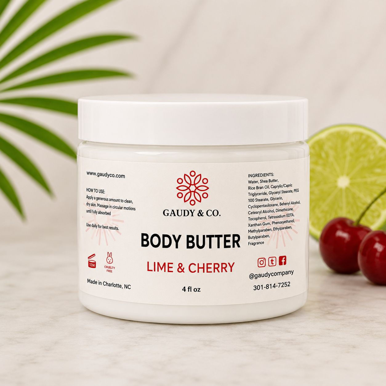 Lime & Cherry Body Butter