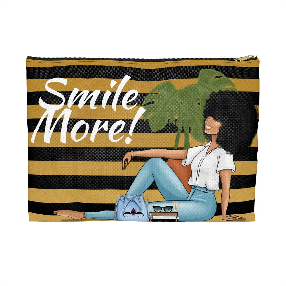 Thumbnail: Smile More-Accessory Pouch