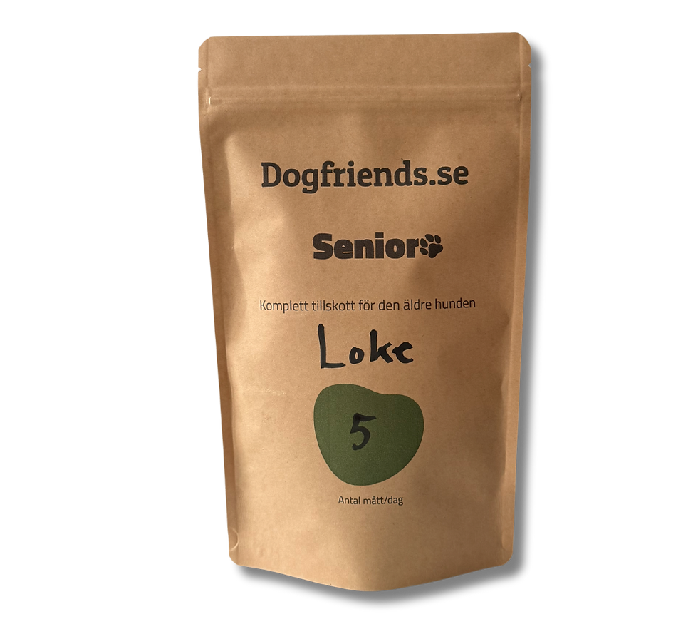 tillskott senior hund