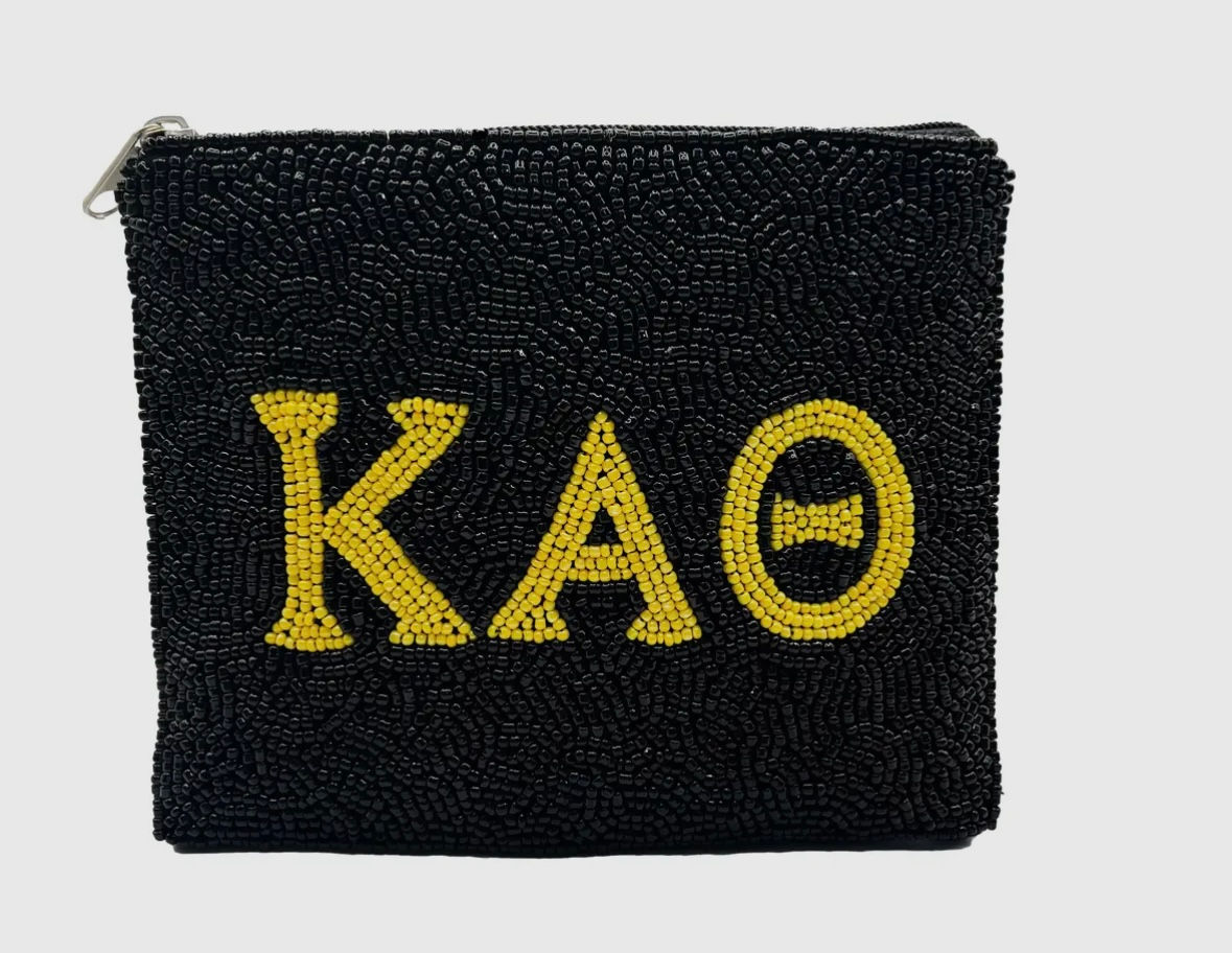 Pouch Kappa Alpha Theta Beaded 