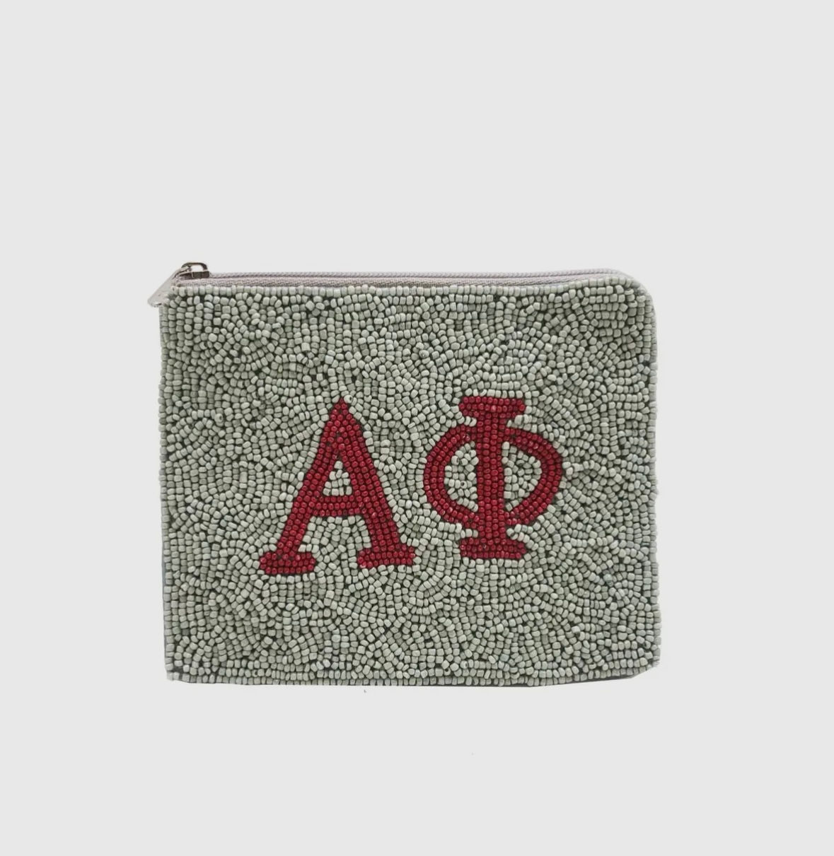 Pouch Alpha Phi Beaded 