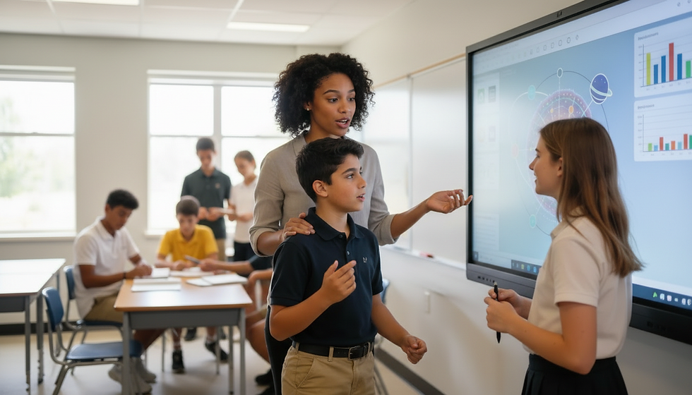 teacher at the panel.png