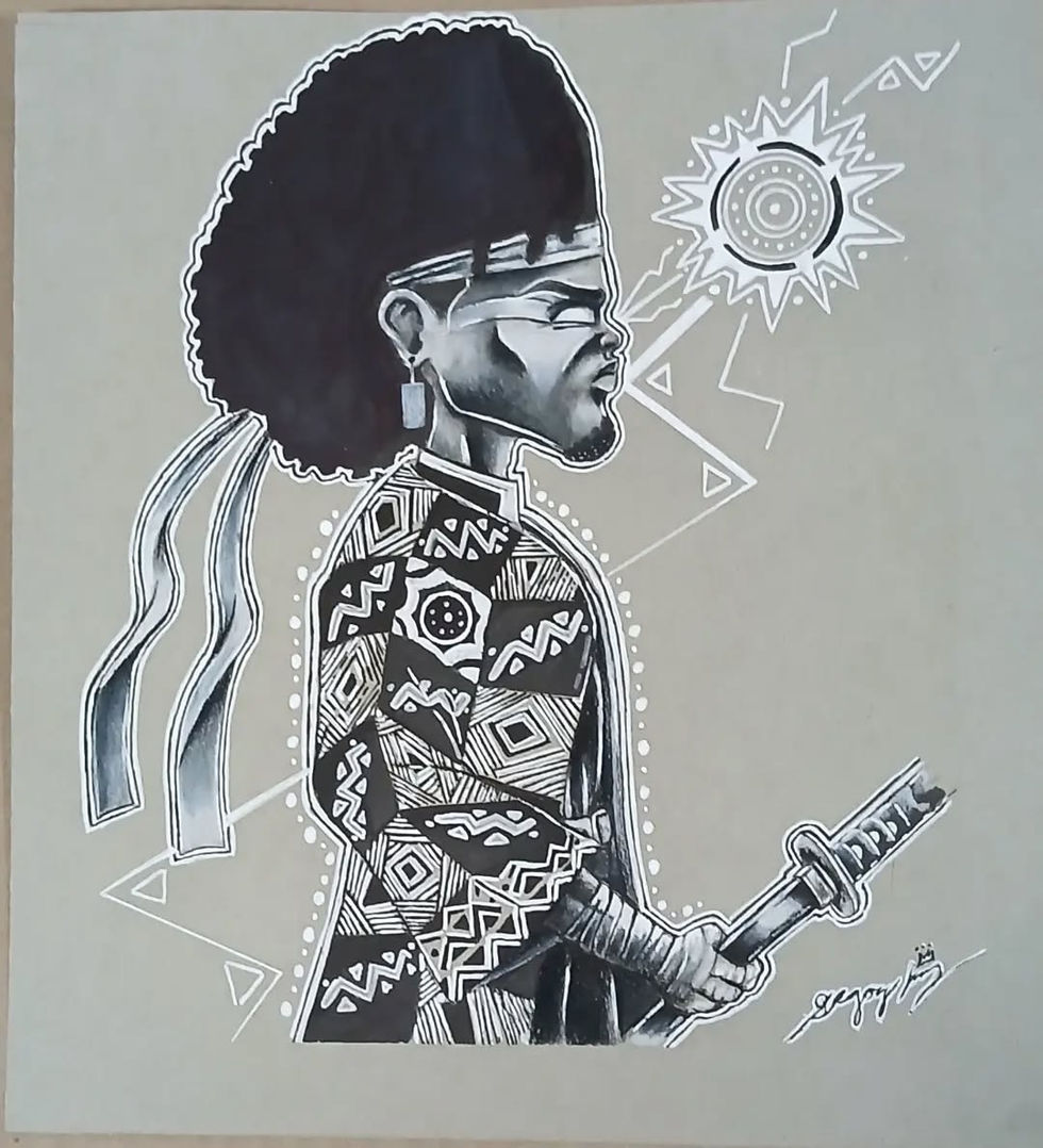 Size: 9x12 Inches on Bristol Paper
Medium: Micron and White Gel Pens, Sharpie, and Colored Pencil
Year Completed: May 23rd, 2024