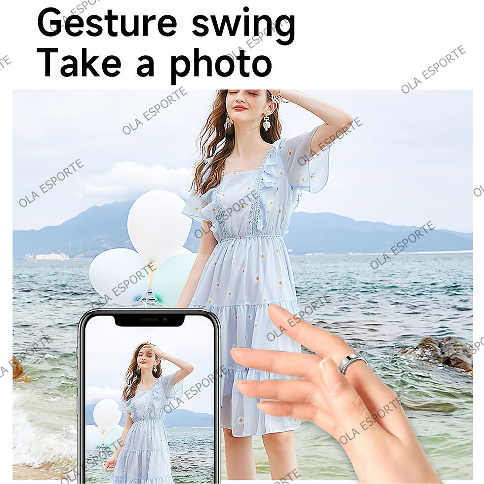 Thumbnail: R10 Smart Ring with Charging Case for Men and Women