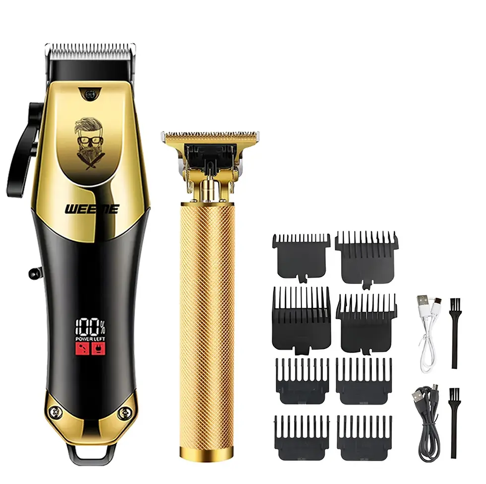 Thumbnail: Electric Hair Cutting Machine Vintage Cordless Hair Clipper Portable Shaver Barb