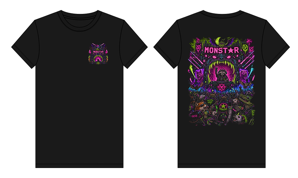 Thumbnail: Rave Beasts After Dark Tee B