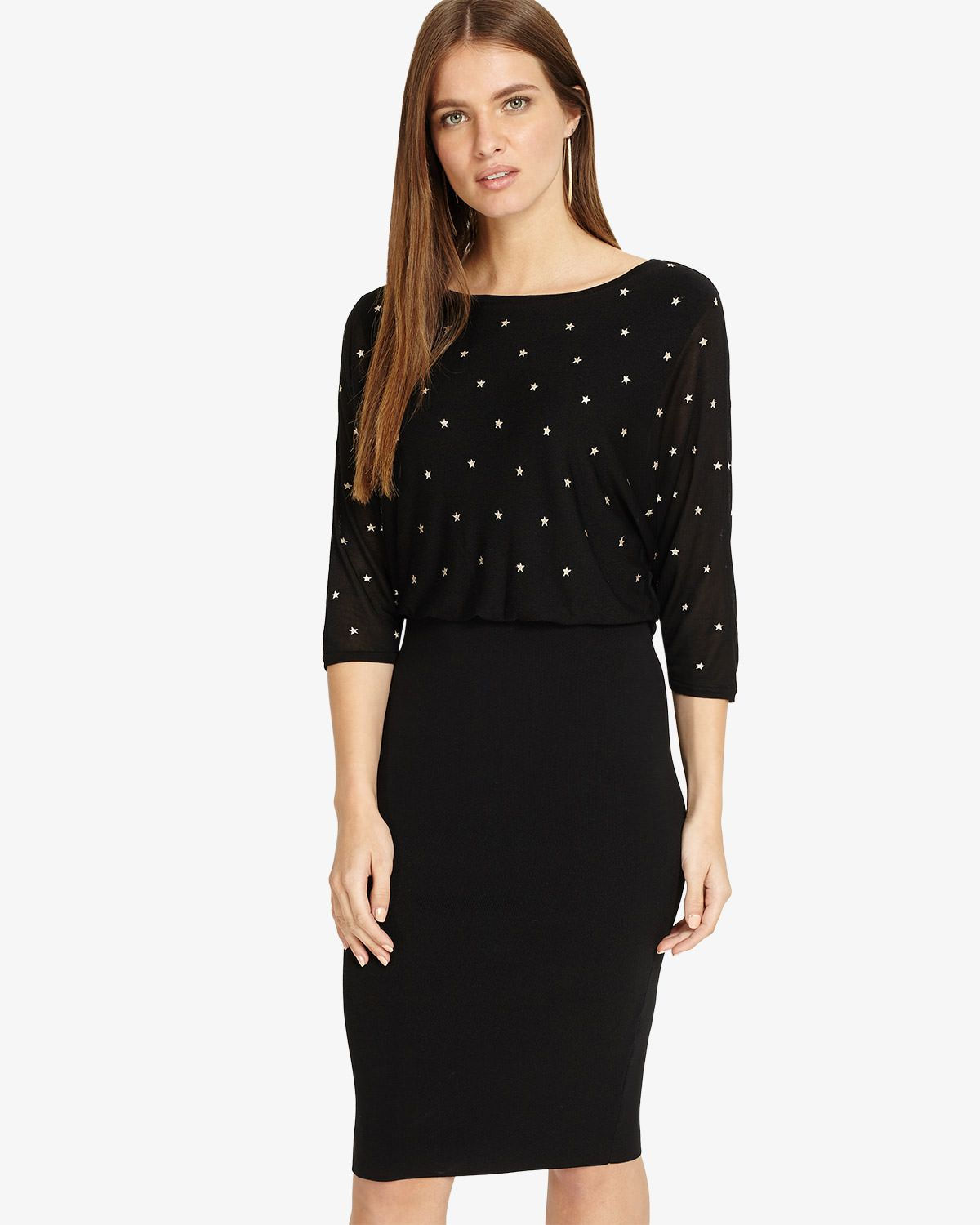 Phase Eight Star Embroidered Adele Dress