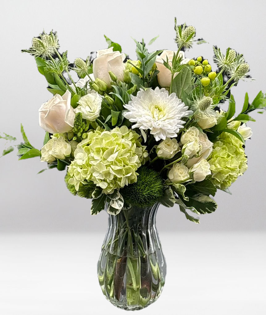 Thumbnail: Green and White Arrangement