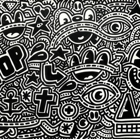 ottograph painting - Sensimilia - streetpaint on canvas - 85x155 cm #ottograph 2022.jpg