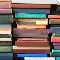 Stacked Colorful Books