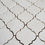 Thumbnail: Arabesque Crema Nouva Polished Marble Waterjet Mosaic Tile
