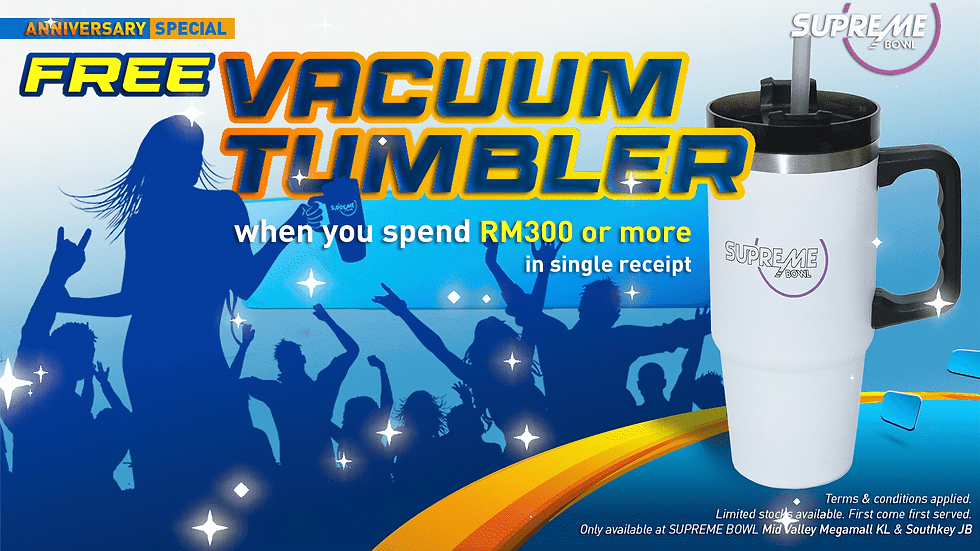 ANNIVERSARY SPECIAL: FREE VACUUM TUMBLER