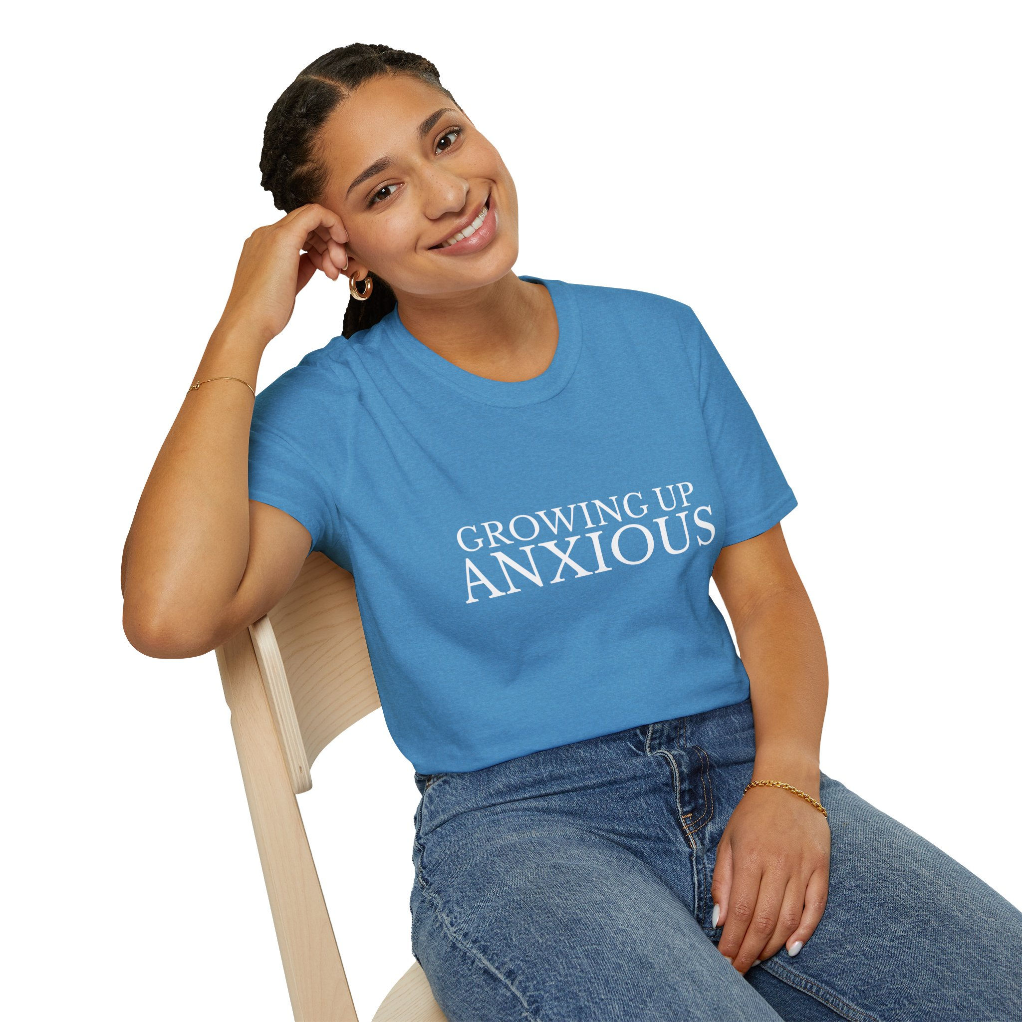 Growing Up Anxious Unisex Softstyle T-Shirt