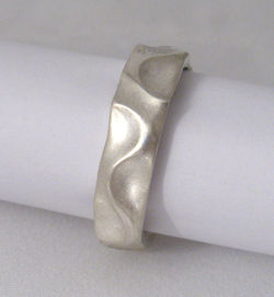 Sterling silver ring by Tabitha Higgins.