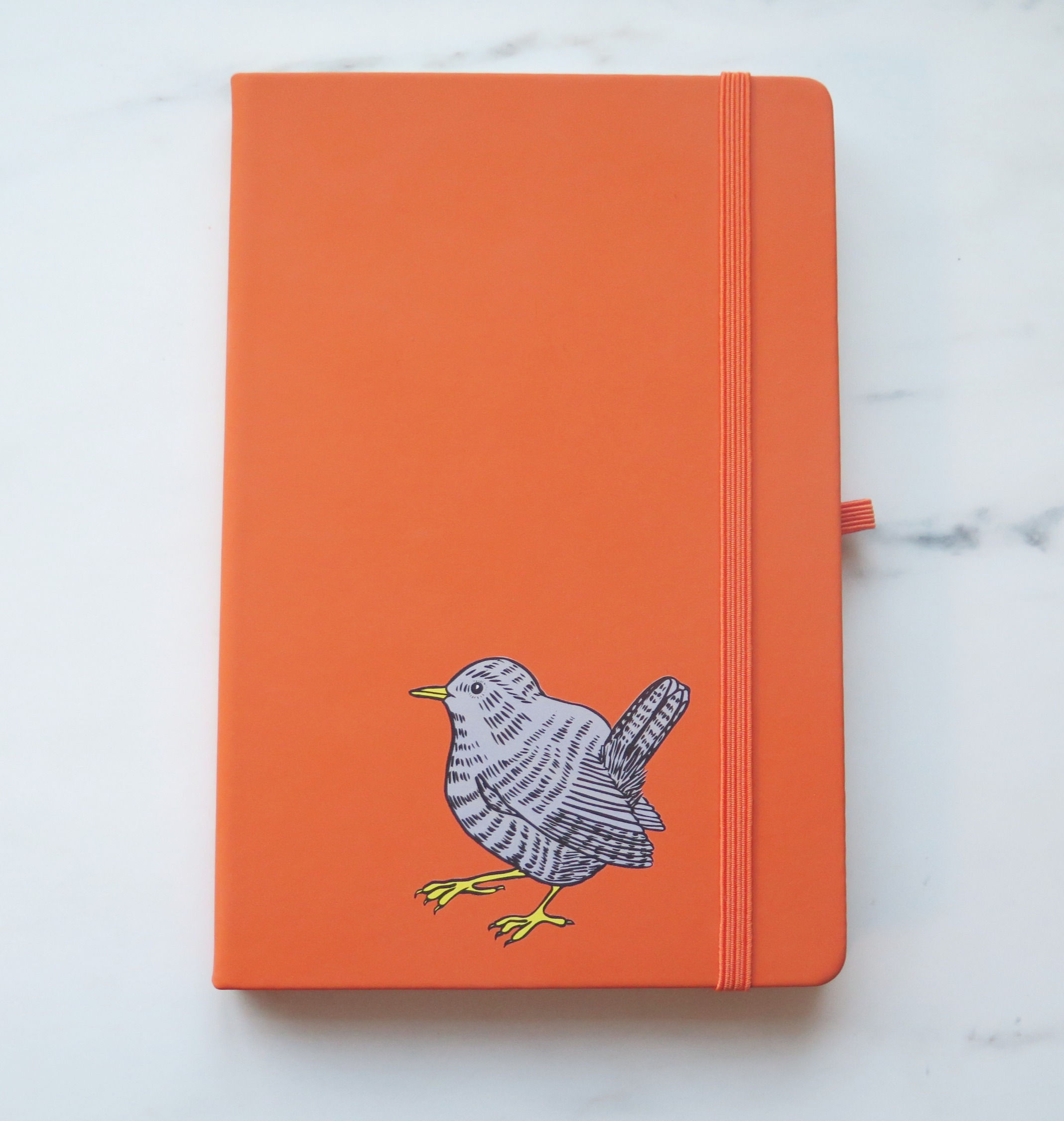 Primrose Hill Atelier "Wren" Orange A5 Notebook