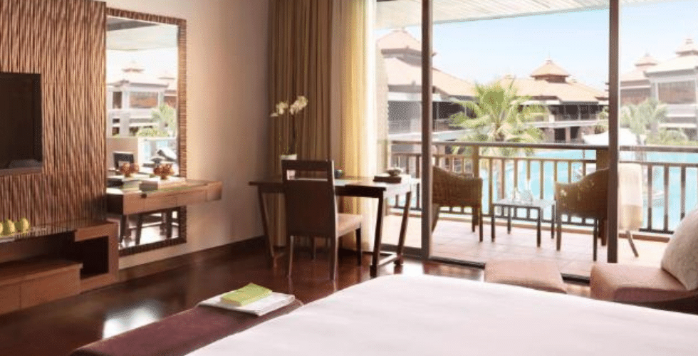 Anantara The Palm Dubai Resort, Thai themed Hotel and resort, The Palm Dubai, The Palm Jumeirah Hotel, Mekong, Over Water Villas