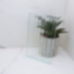 bespoke custom shower, splashback, mirror, antique mirror, fluted, textured glass, tinted, screen, partition, balustrade