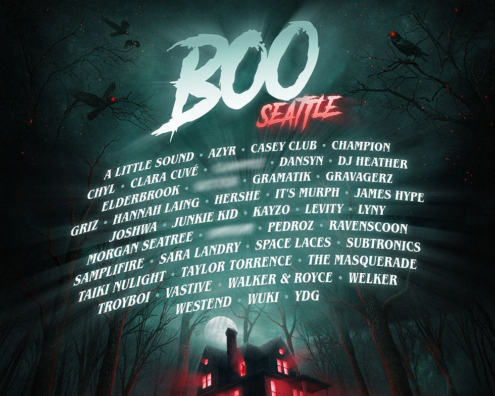 Boo Seattle Announces Phase Two Artist Lineup For 2026 Edition, October 30-31