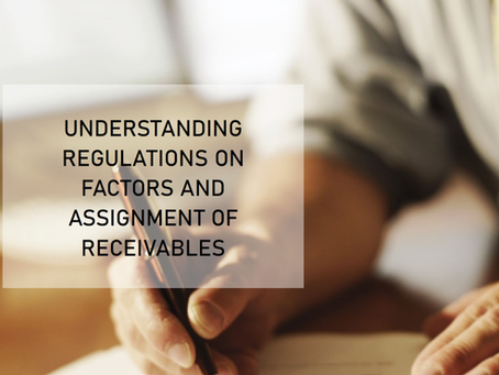Factors and Assignment of Receivables