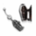 coffin dangly navel bar afterpay available