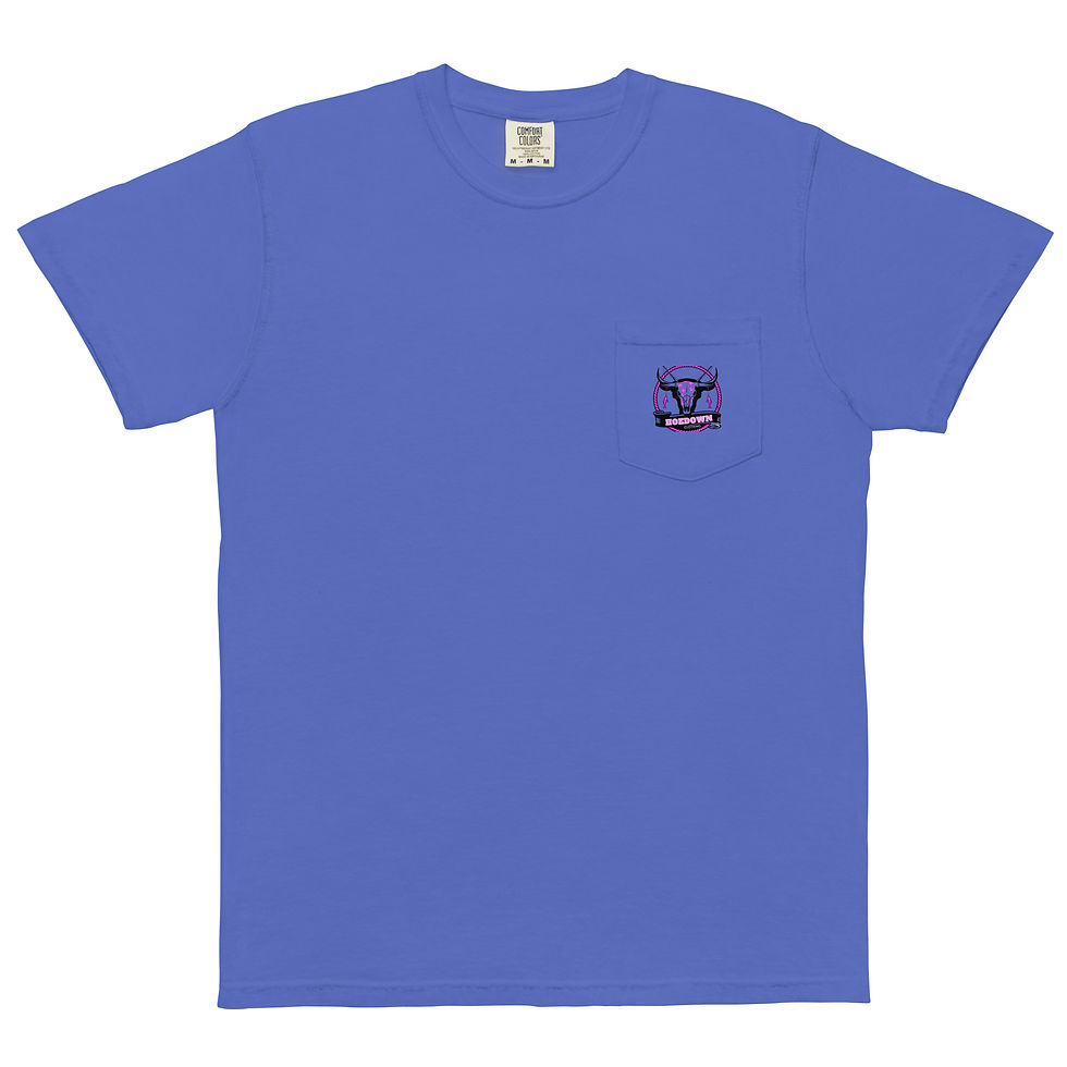 Thumbnail: Howdy howdy lets get fkn rowdy garment-dyed pocket t-shirt