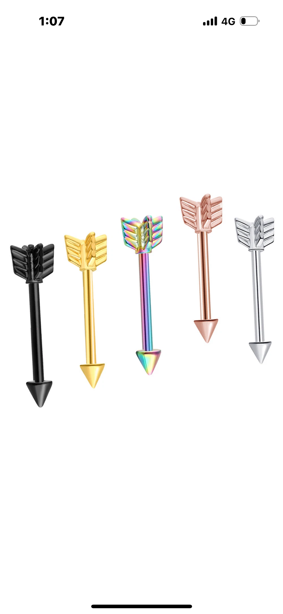 Thumbnail: Arrow Nipple Bar