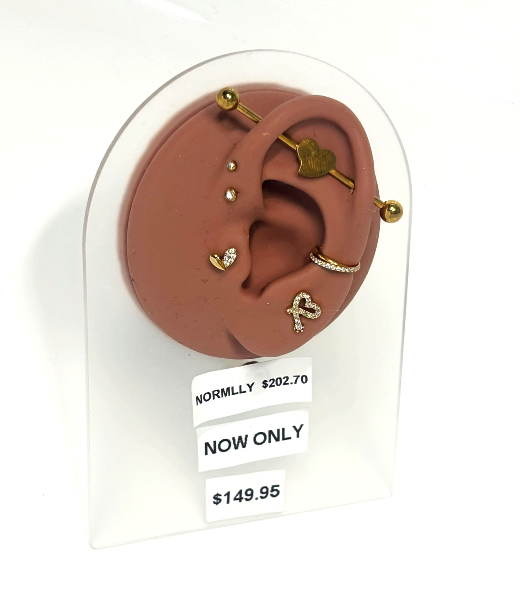 Follow your heart - Curated ear piercing pack