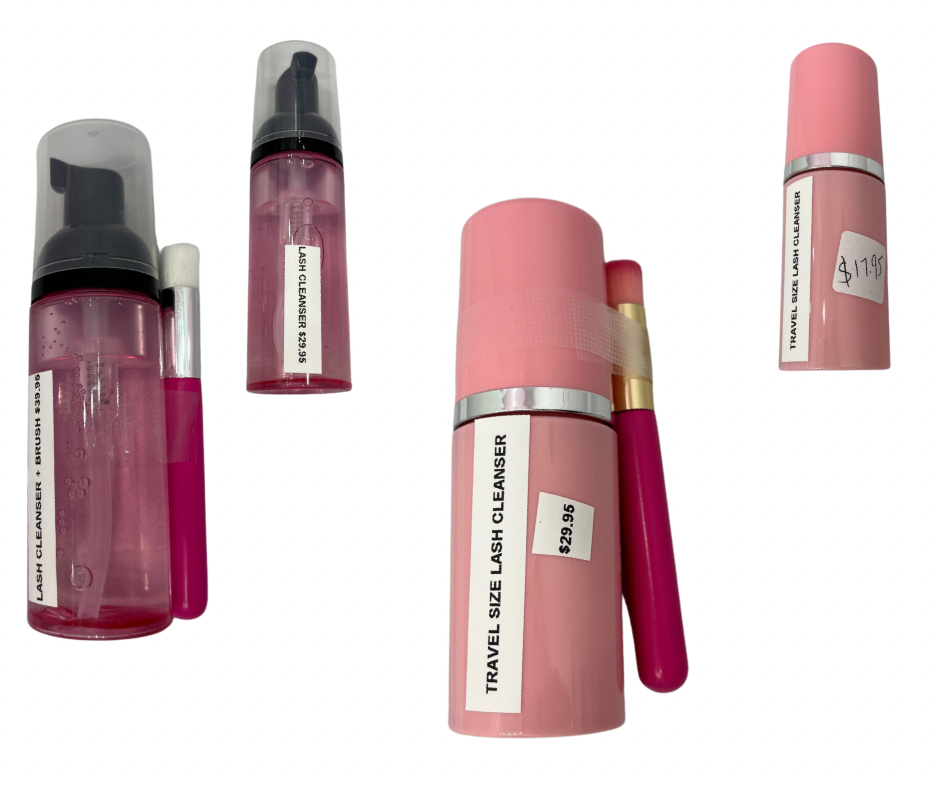 lash cleanser and brush