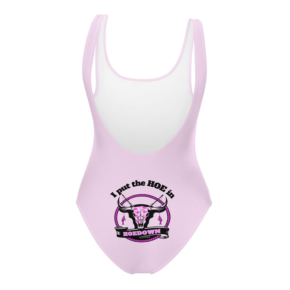 Thumbnail: "SAVE A HORSE RIDE ME" One-Piece Swimsuit