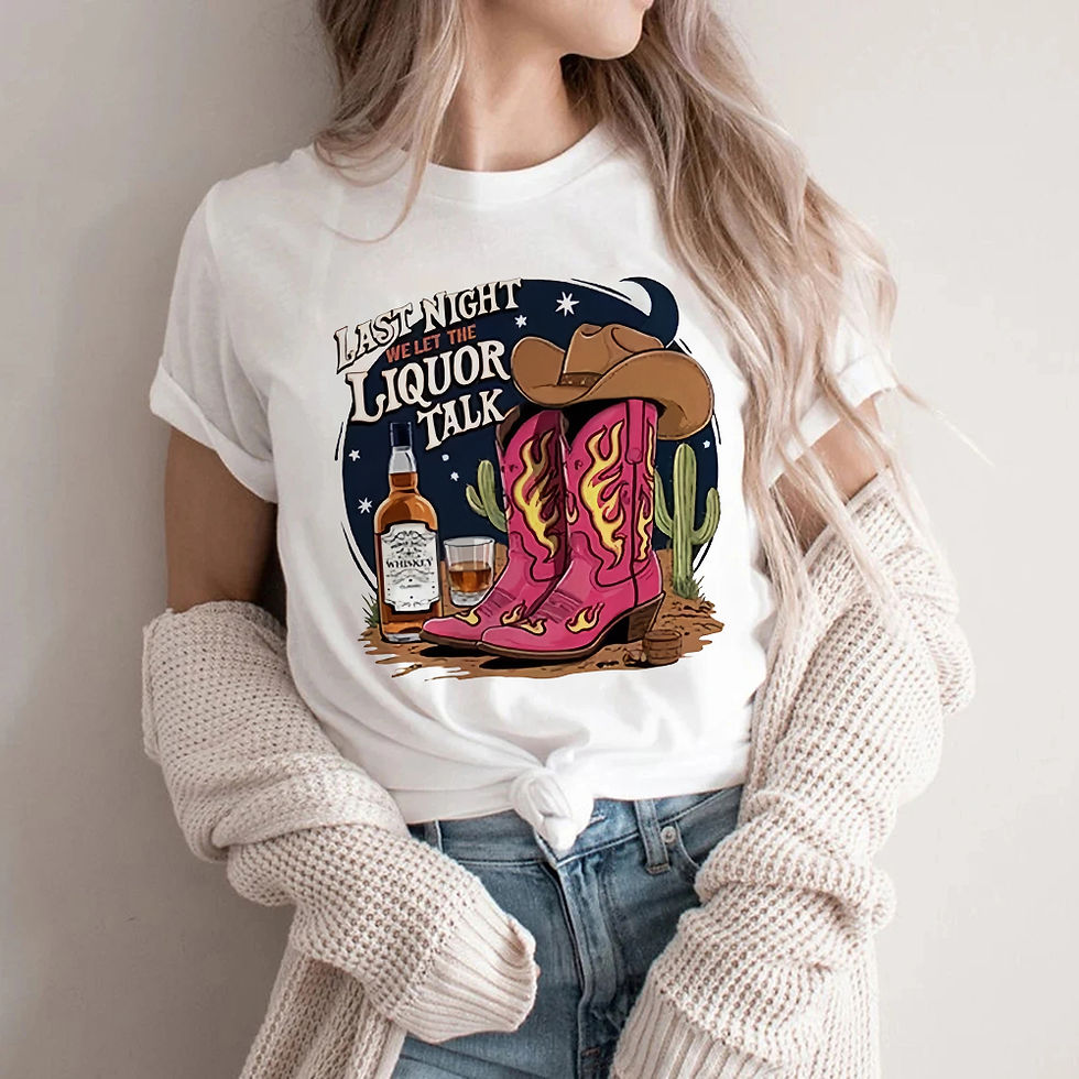 Thumbnail: Cowgirl Women's T-Shirt Summer Fashion Girls Printed Women's T-Shirt Casual Wome