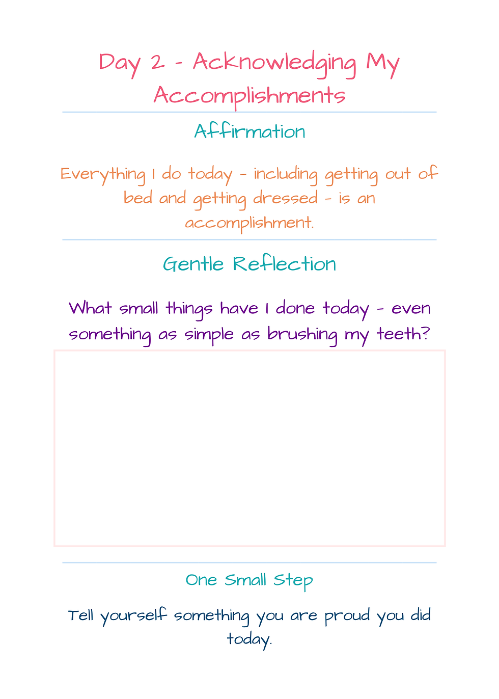 Thumbnail: One Small Step™ – A Gentle 30-Day Self-Love Journal (Digital)