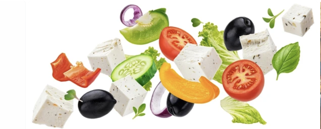 Arranged Food and Objects