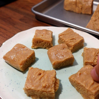 Indian mithai barfi recipe using lotus biscoff biscuits