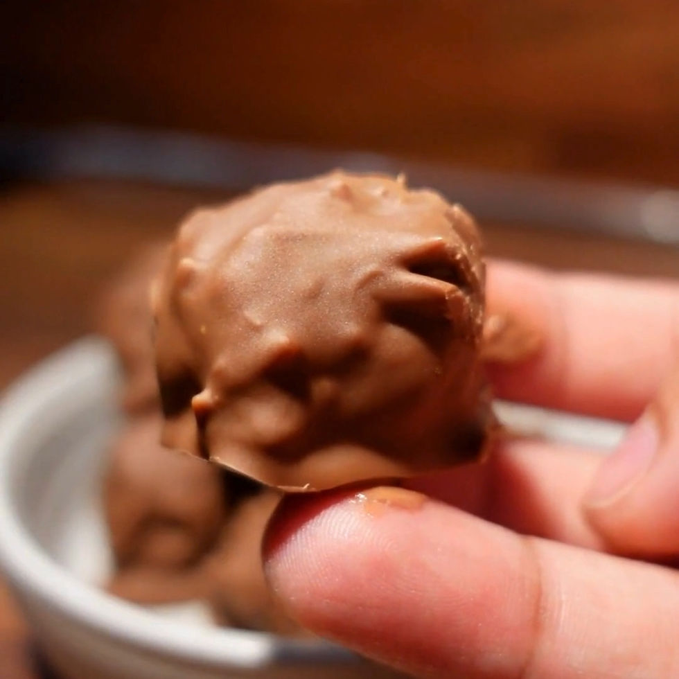 Chocolate coated modak saran balls coconut and jaggery mithai recipe