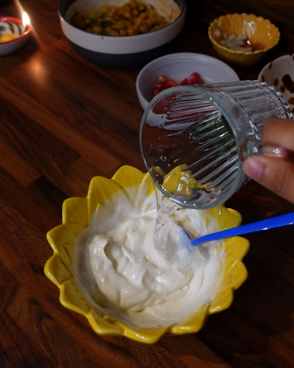 yogurt dressing for chaat
