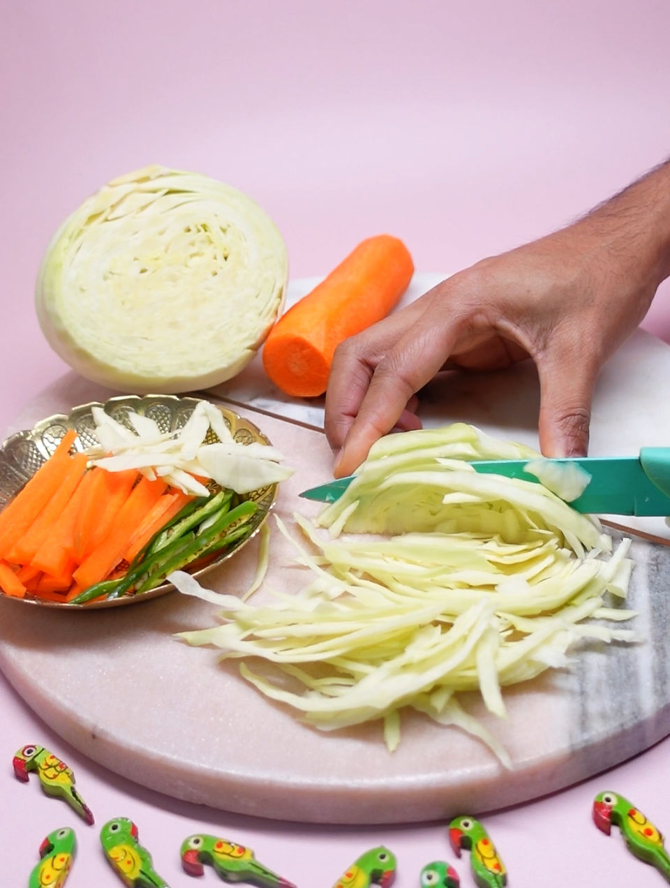 Sambharo gujarati stir fried vegetables carrot cabbage recipe
