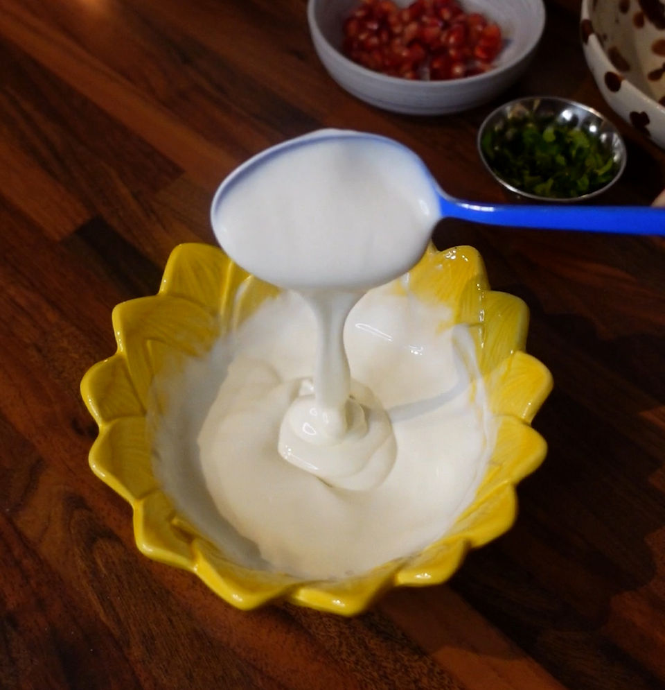yogurt dressing for chaat