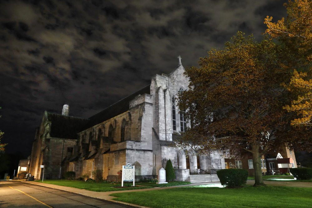 The Assumption of the Blessed Virgin Mary Church in Detroit, MI. (AP Photo/Paul Sancya)