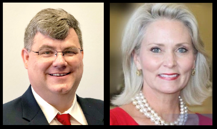 GOP Rep. Michael Capps, of Kansas (left), and GOP Rep. Jill Ford (right), of Mississippi.