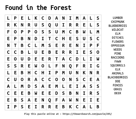 Found in the Forest Word Search.png