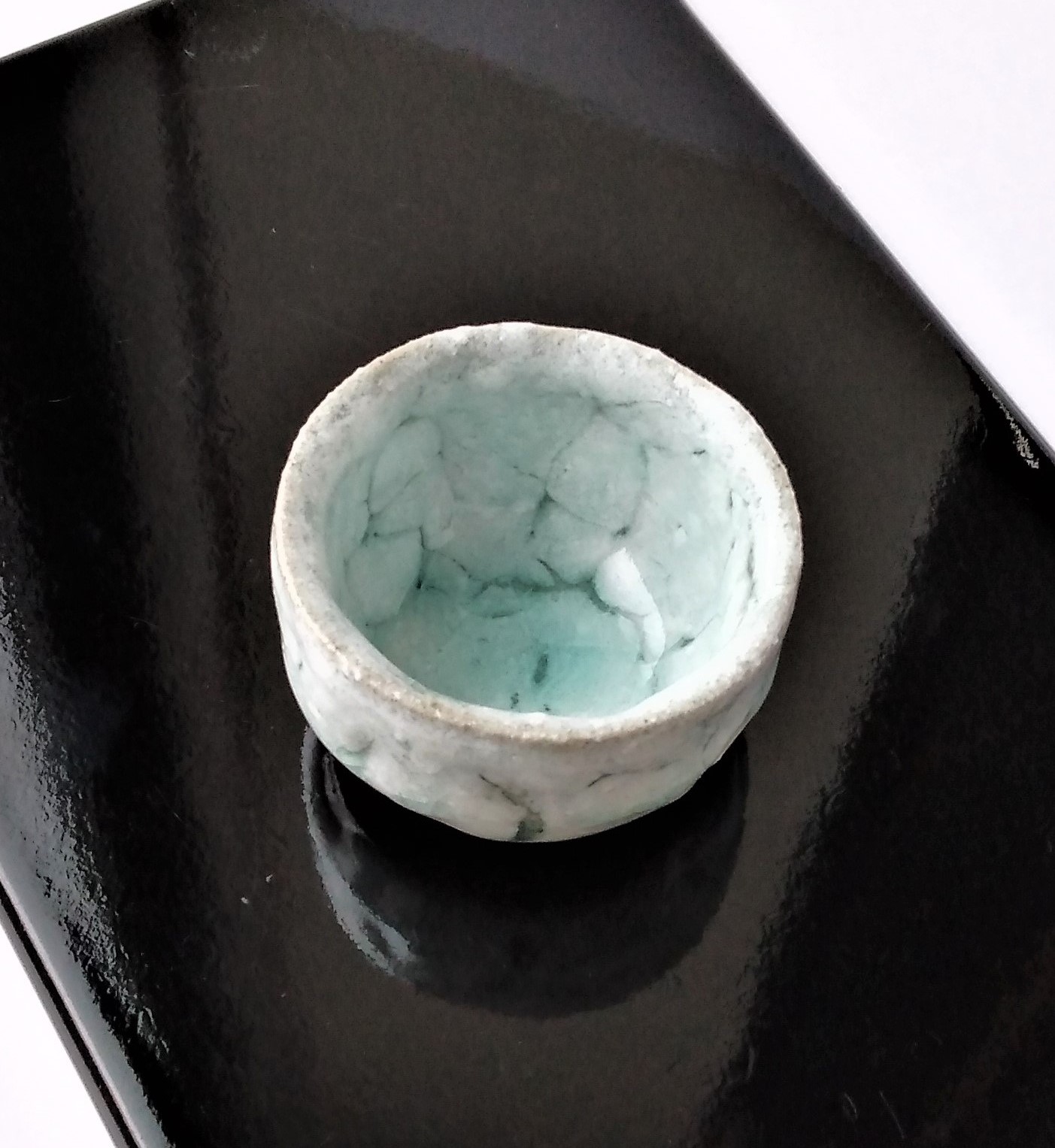 灰釉三彩 酒杯