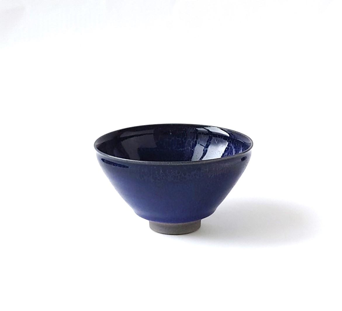 窯変翠青天目 茶碗